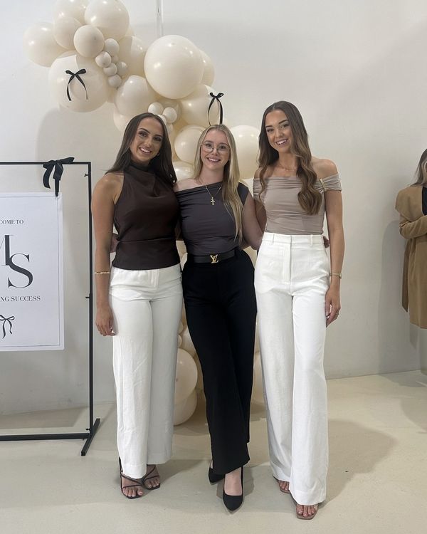 Elizabeth at a beauty business event